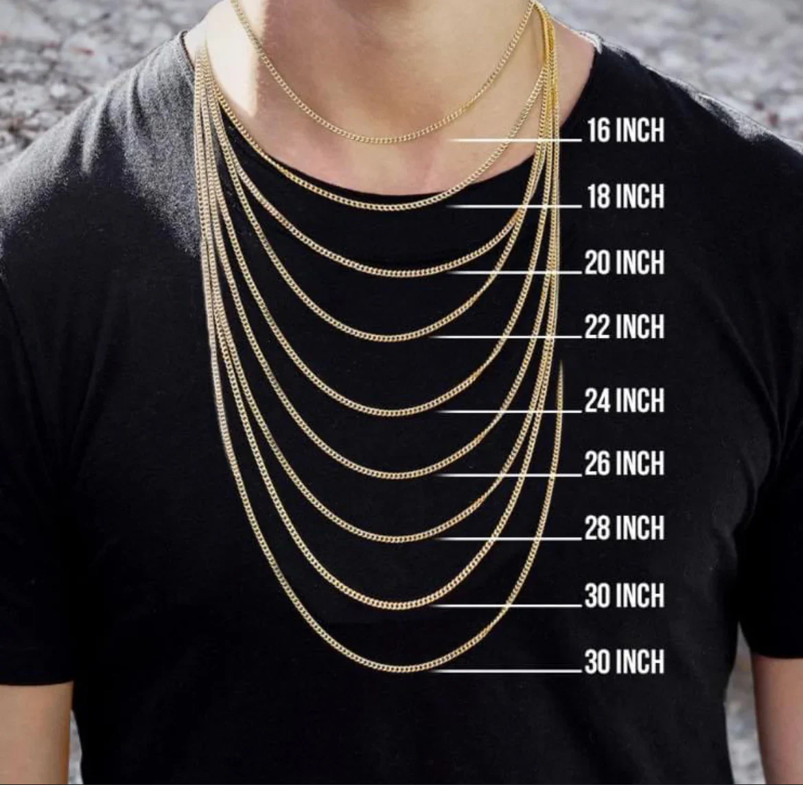 1.5MM 10K SOLID GOLD ROPE DC CHAIN - Image 5