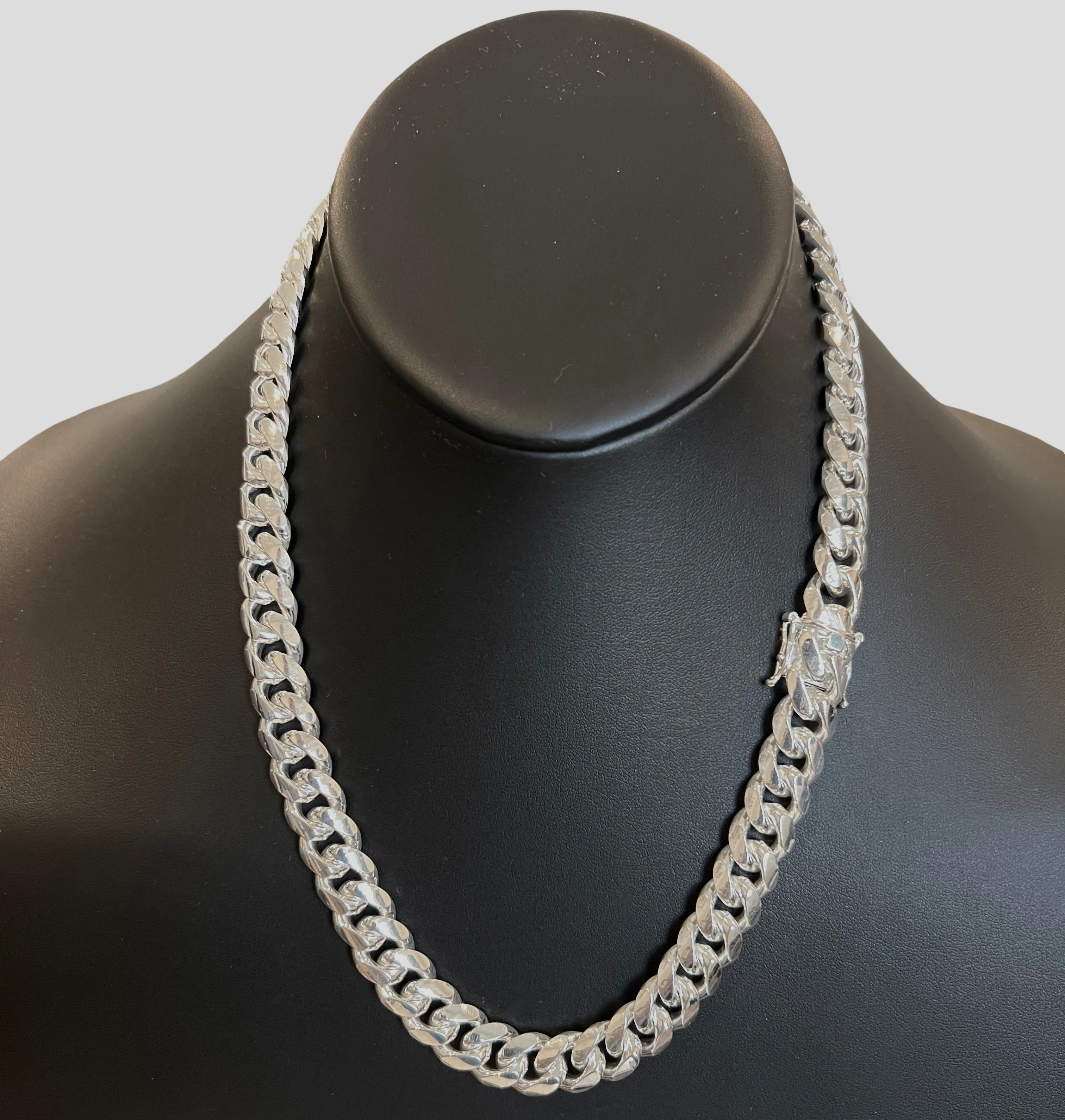 12mm Miami Cuban Box Lock Necklace - Image 3