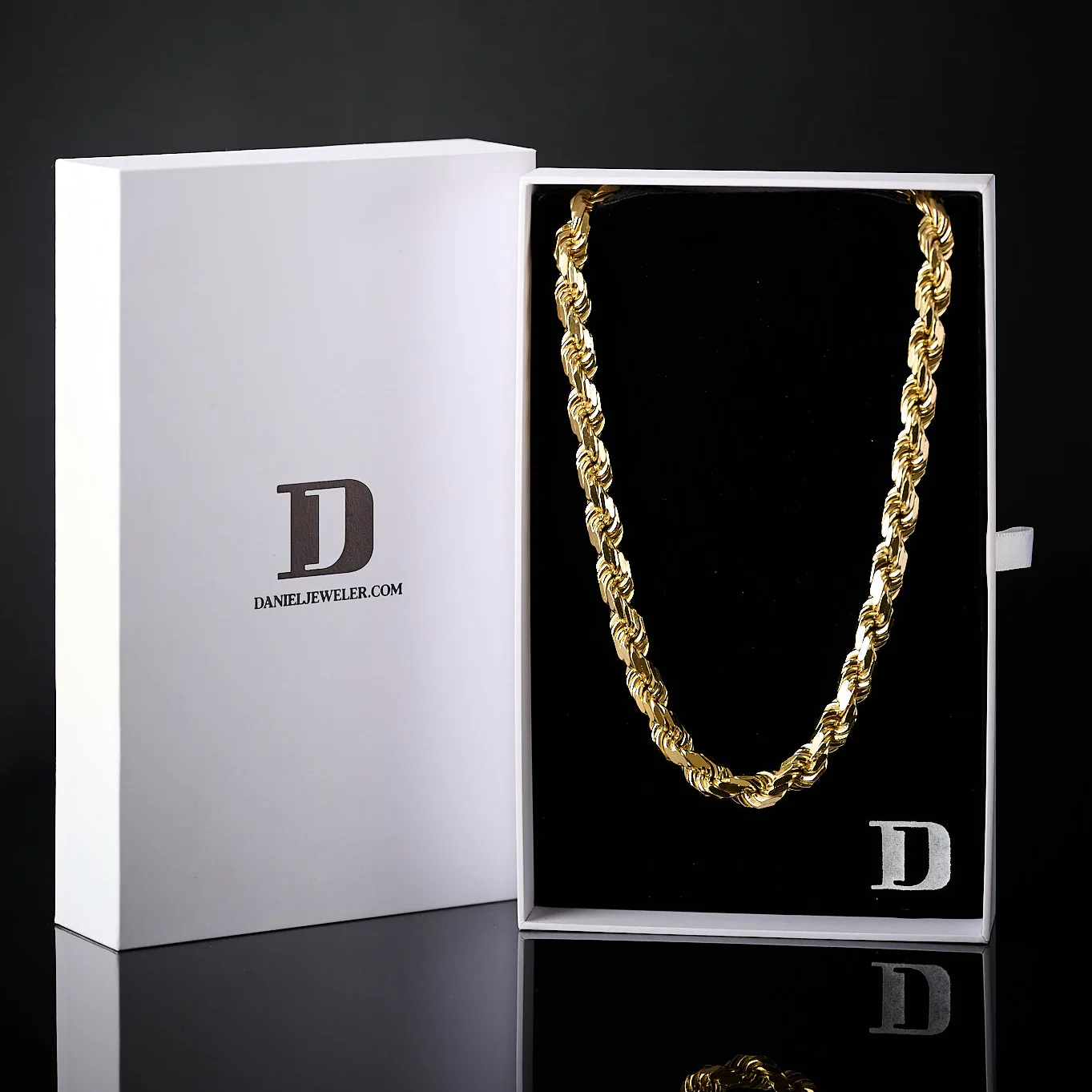 ROPE 14K Gold Vermeil Chain 925 - Image 8