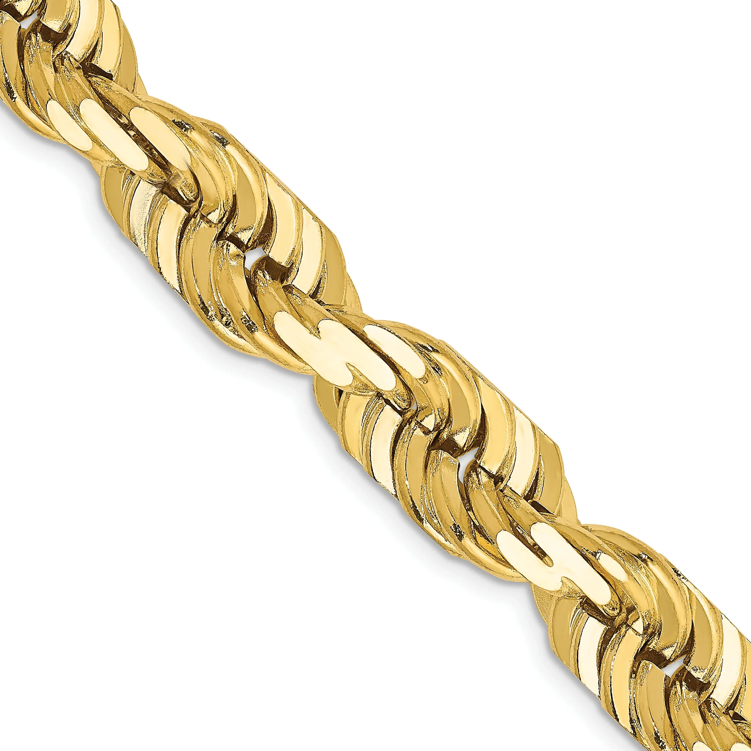 11mm Rope 14K Gold Vermeil 925 Chain DC - Image 2