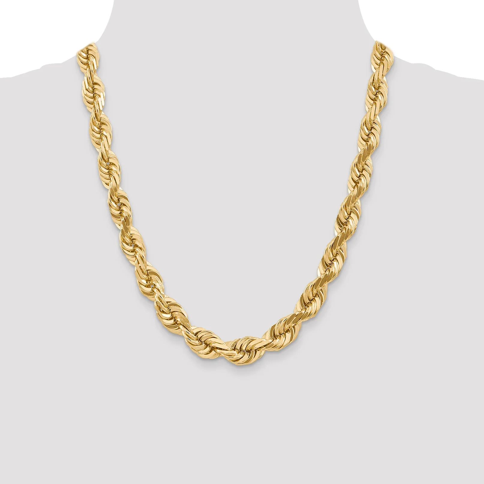 11mm Rope 14K Gold Vermeil 925 Chain DC - Image 3