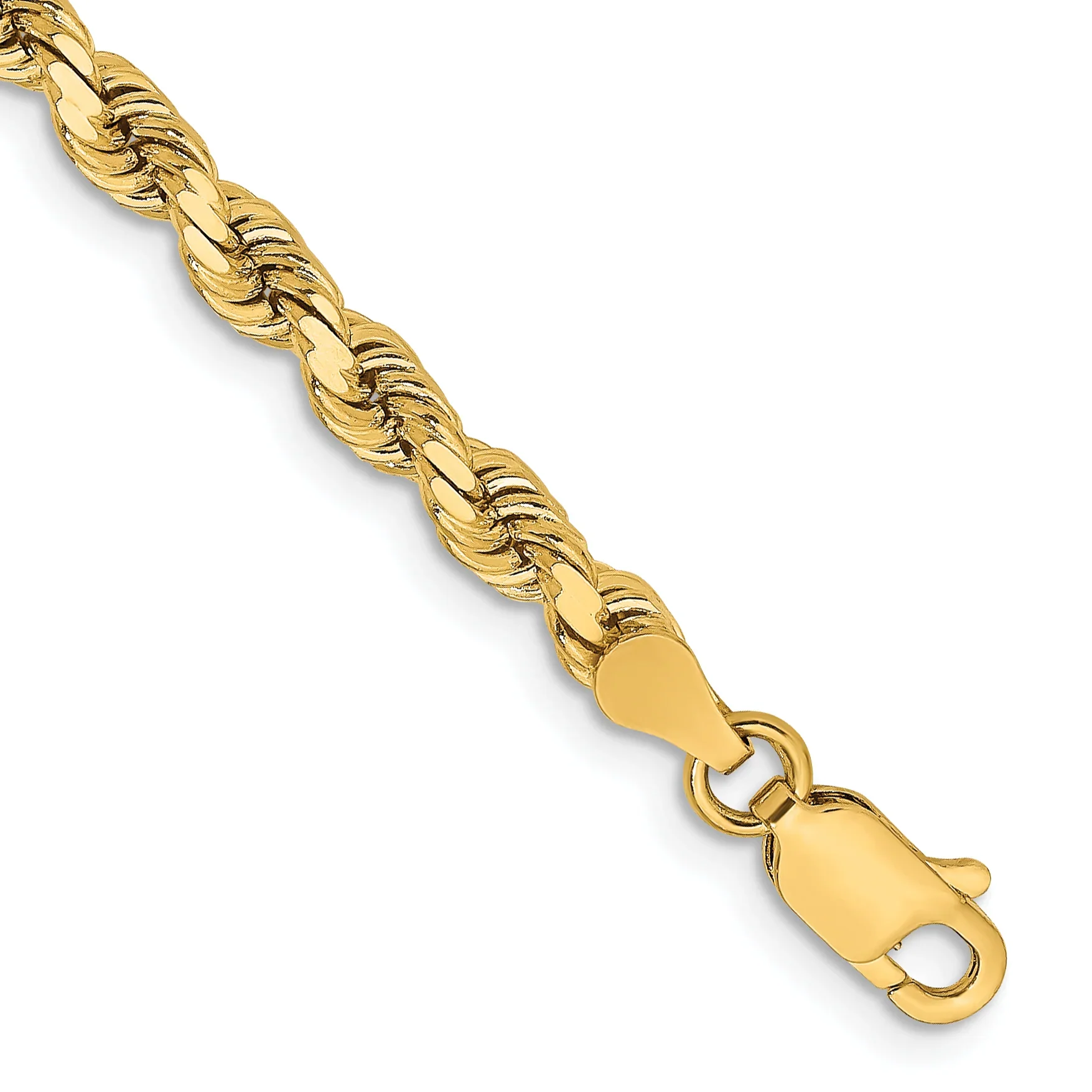 3mm Rope 14K Gold Vermeil 925 Chain DC