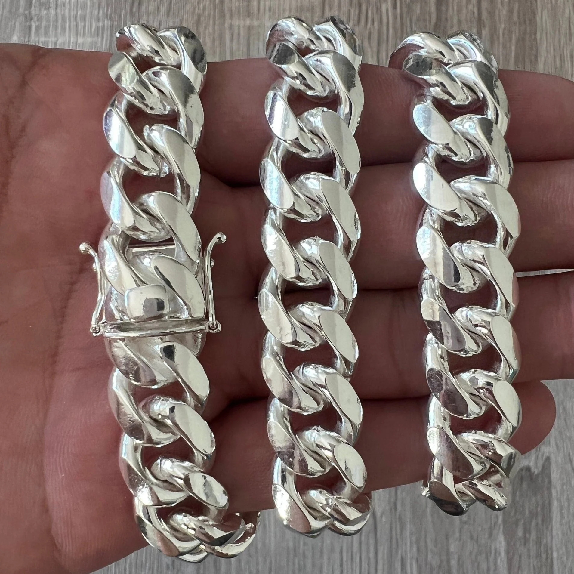 14mm Miami Cuban Box Lock Necklace - Image 4