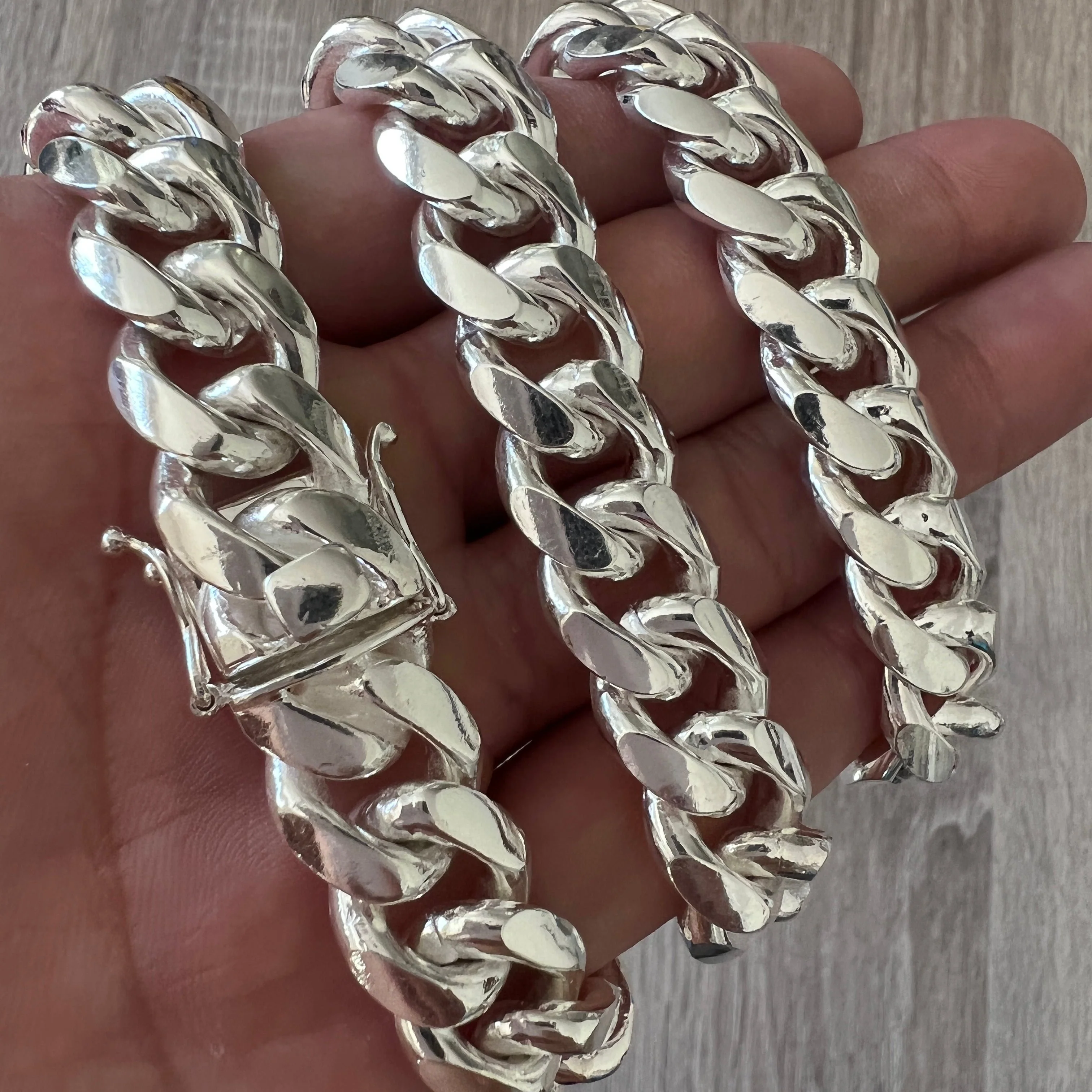 14mm Miami Cuban Box Lock Necklace - Image 5