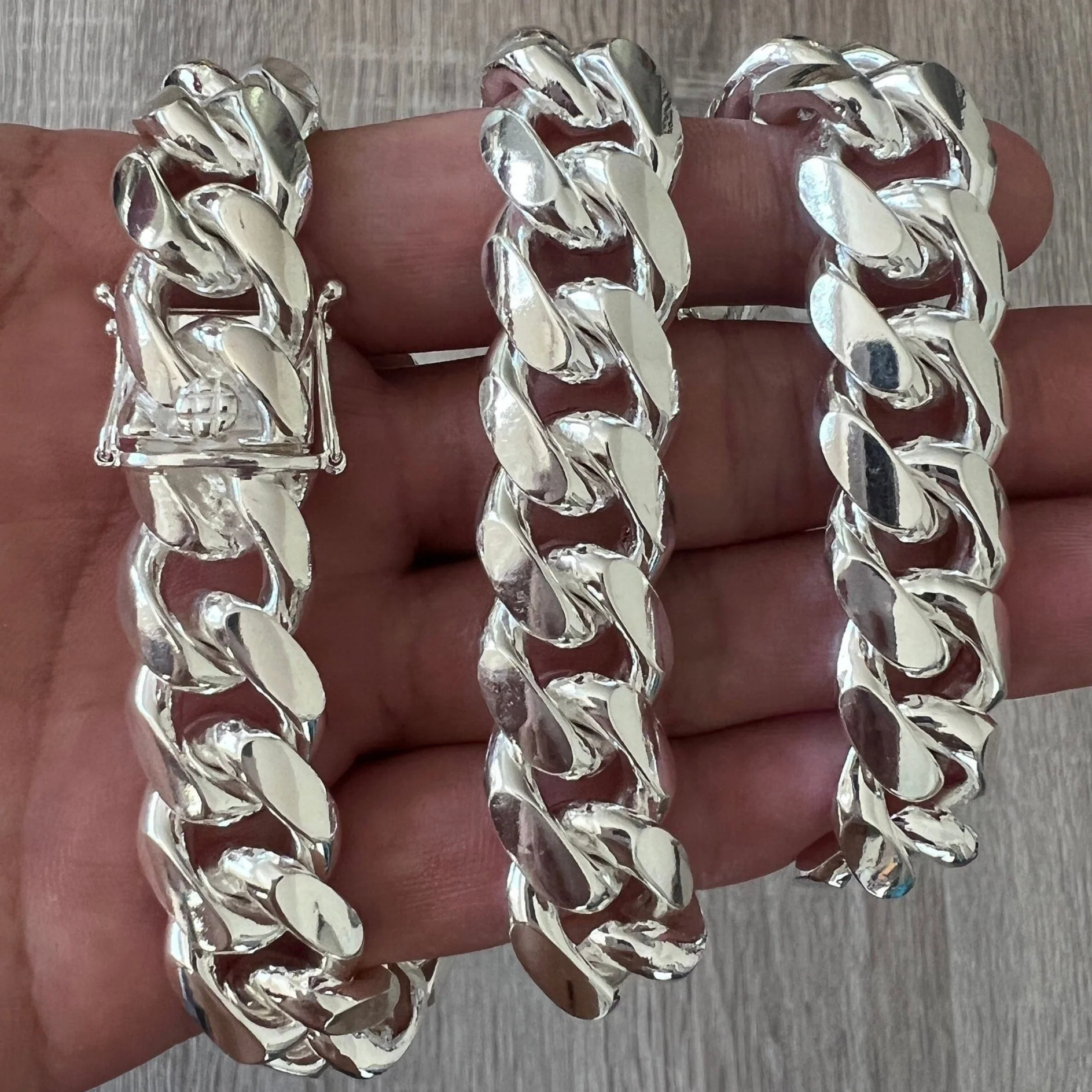 16mm Miami Cuban Box Lock Necklace - Image 4