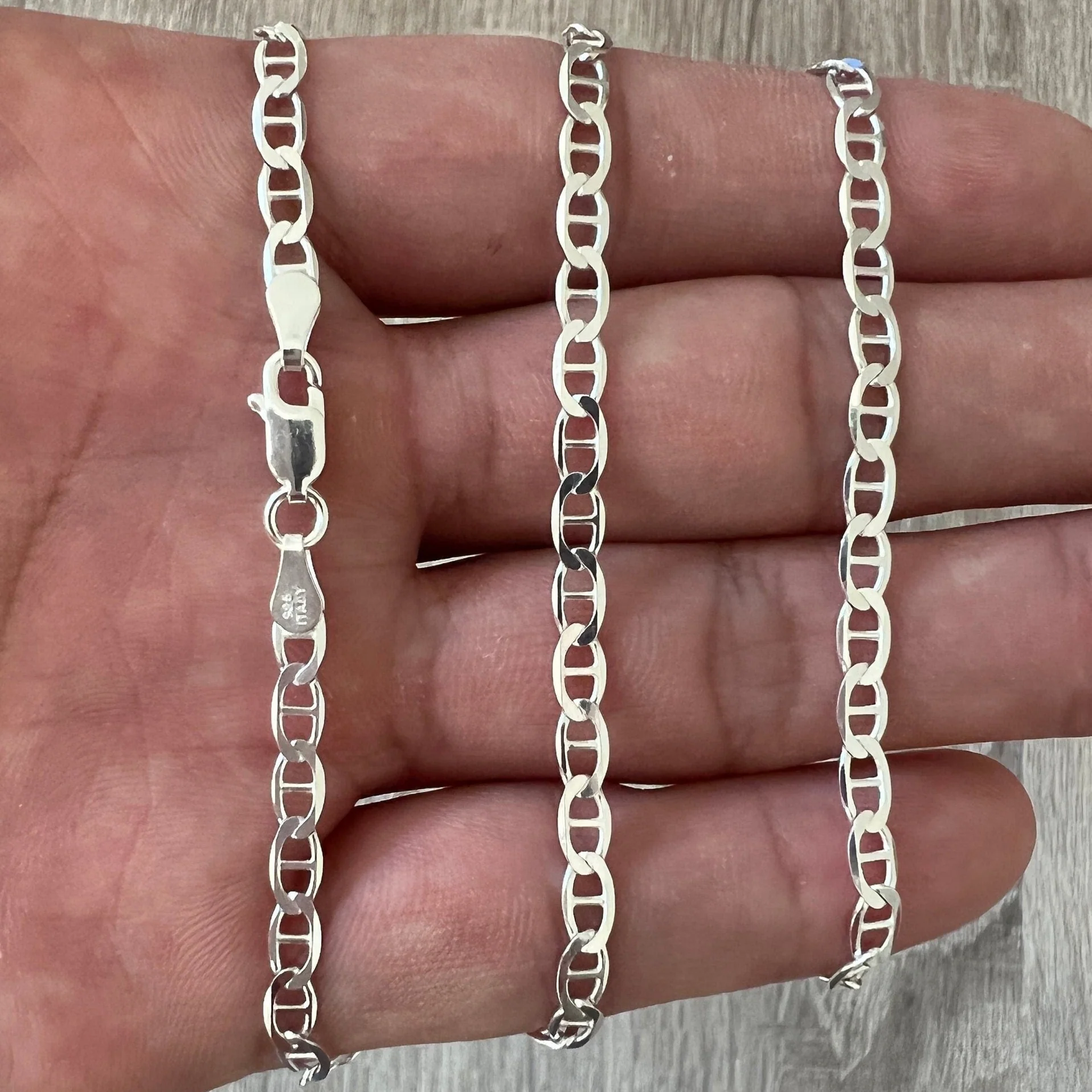 4mm 925 Mariner Chain - Image 3