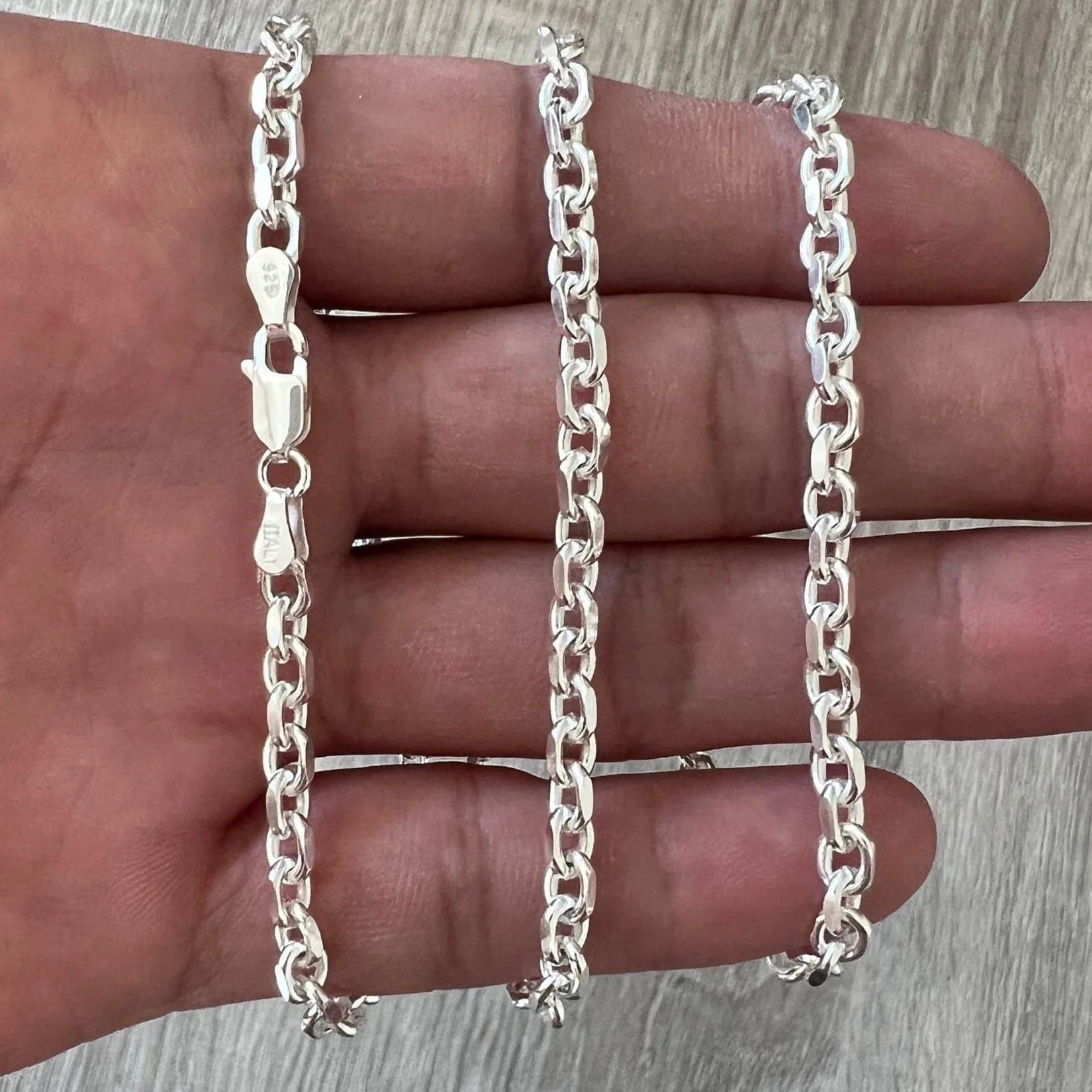 4mm Cable 925 Chain - Image 5