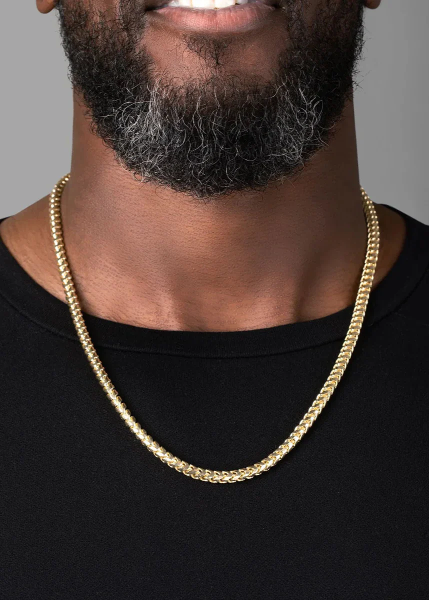 FRANCO 14K Gold Vermeil Chain DC 925 - Image 7