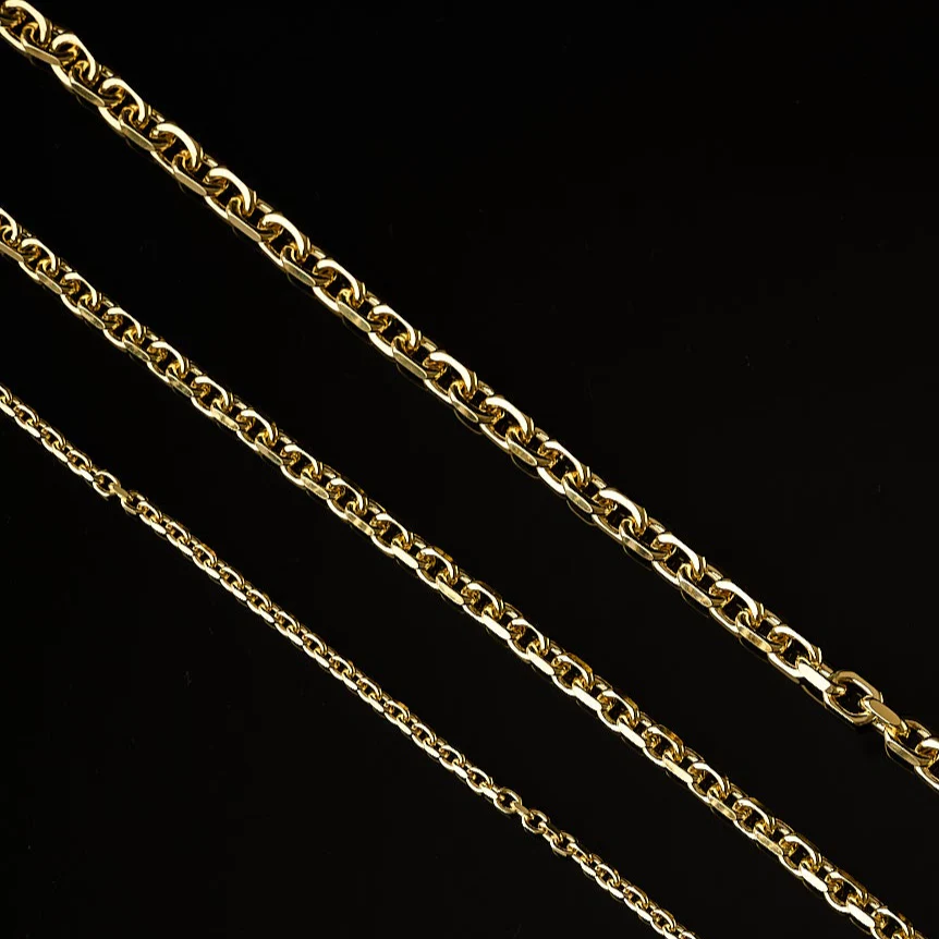 4mm Cable 14K Gold Vermeil 925 Chain - Image 3