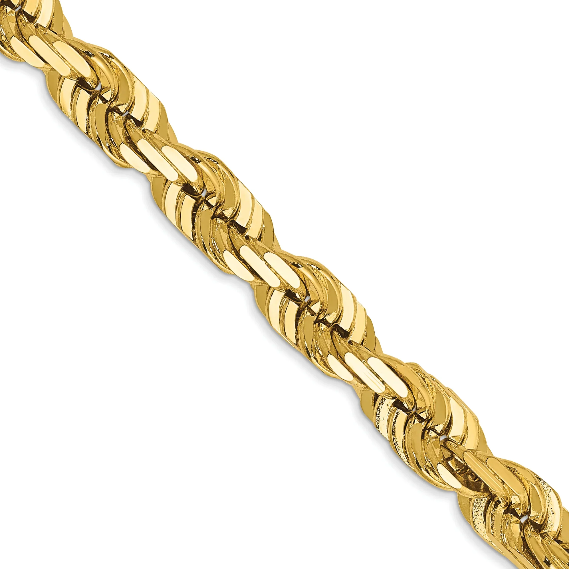 5mm Rope 14K Gold Vermeil 925 Chain