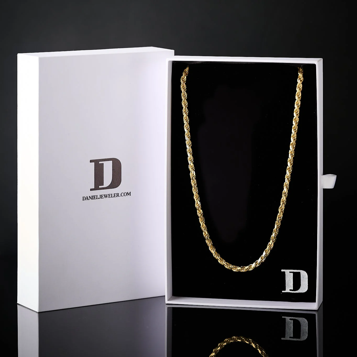 ROPE 14K Gold Vermeil Chain 925 - Image 4