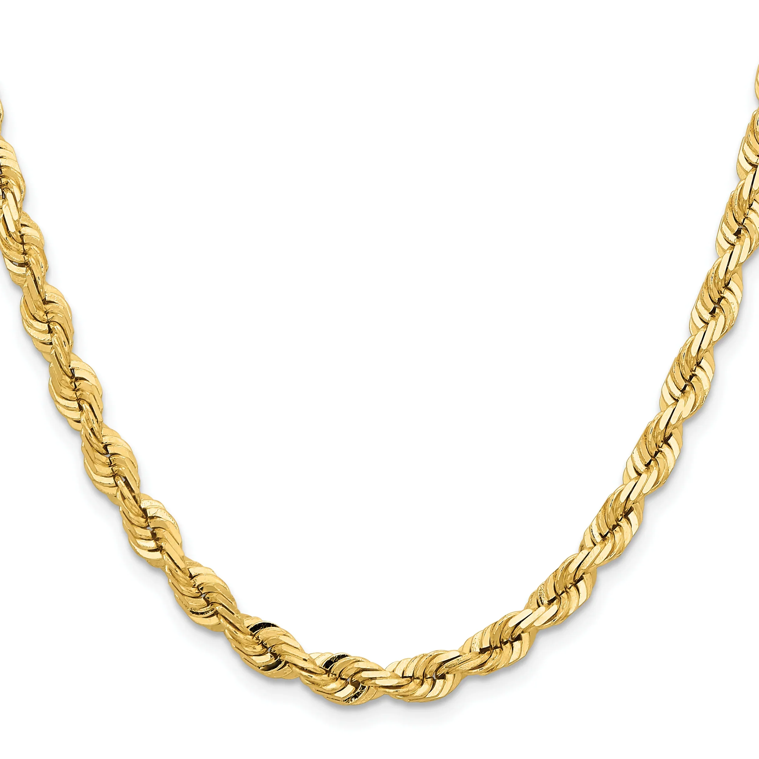 5mm Rope 14K Gold Vermeil 925 Chain - Image 4