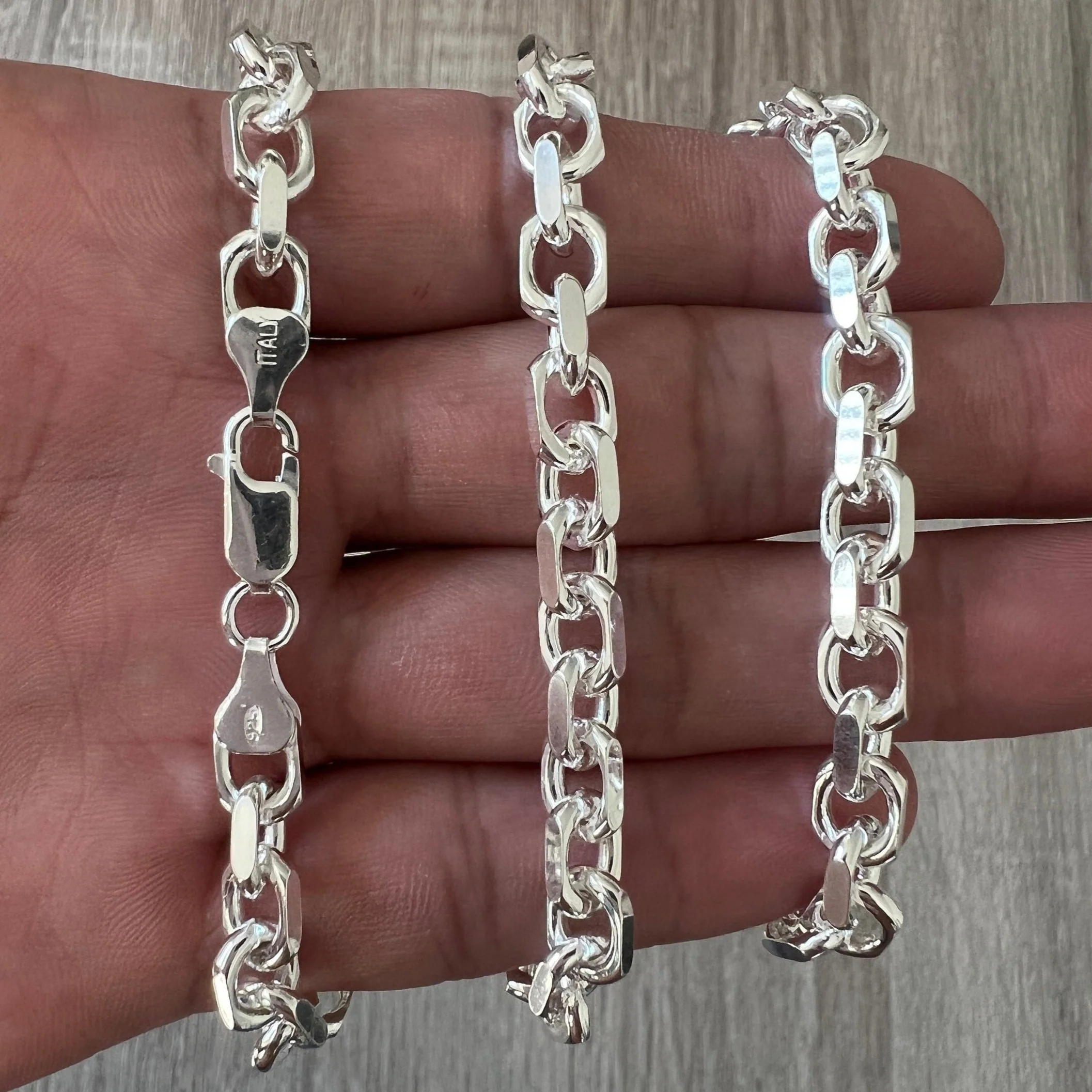 6mm Cable 925 Chain - Image 5
