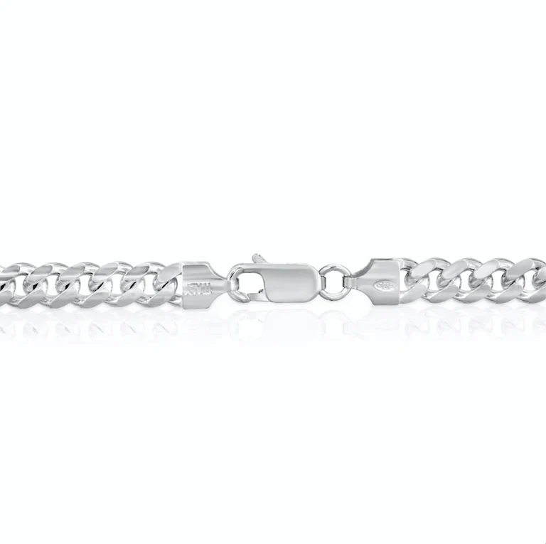 6mm Miami Cuban Lobster Necklace - Image 3
