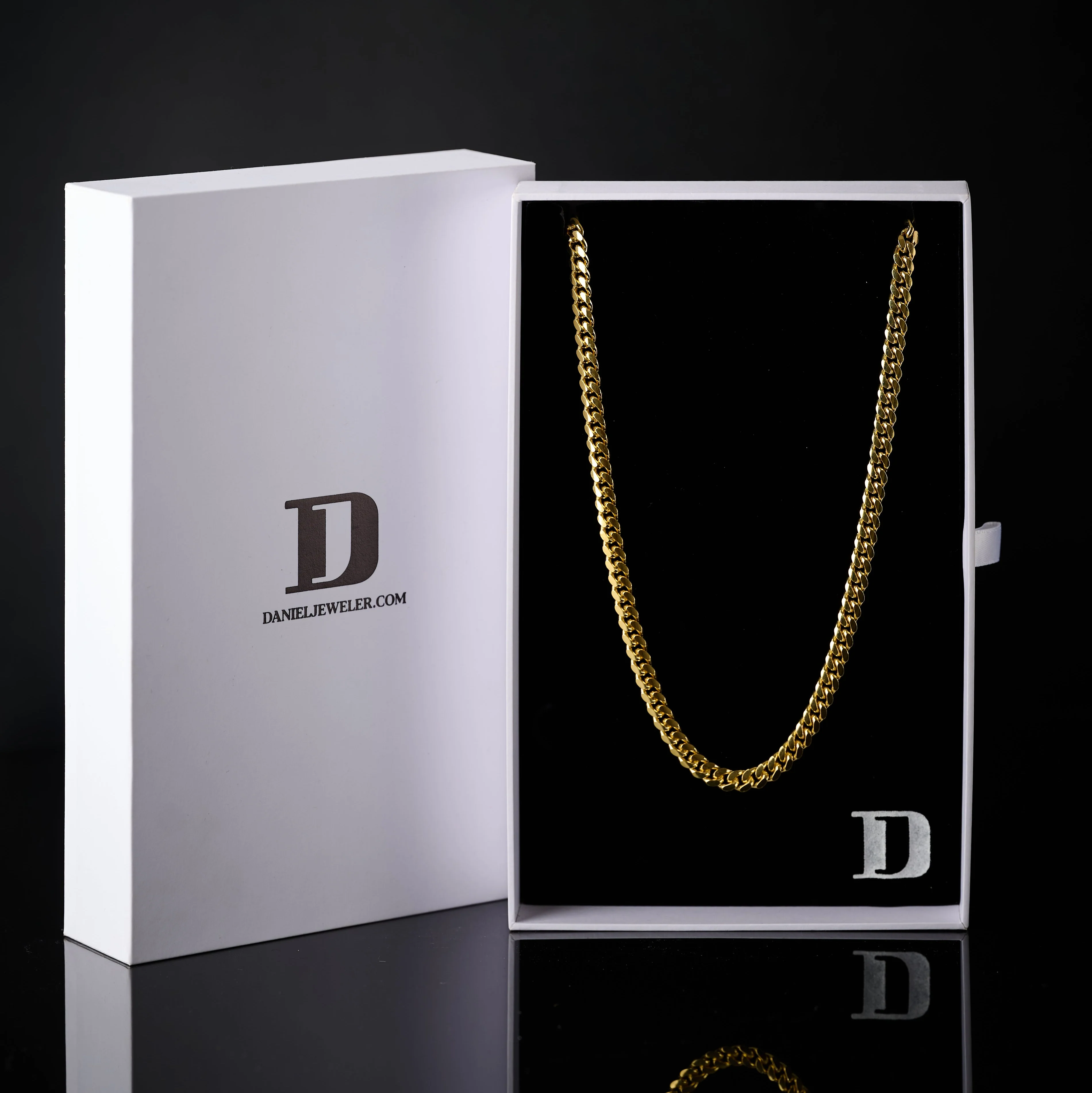 6mm Miami Cuban 14K Gold Vermeil 925 Chain