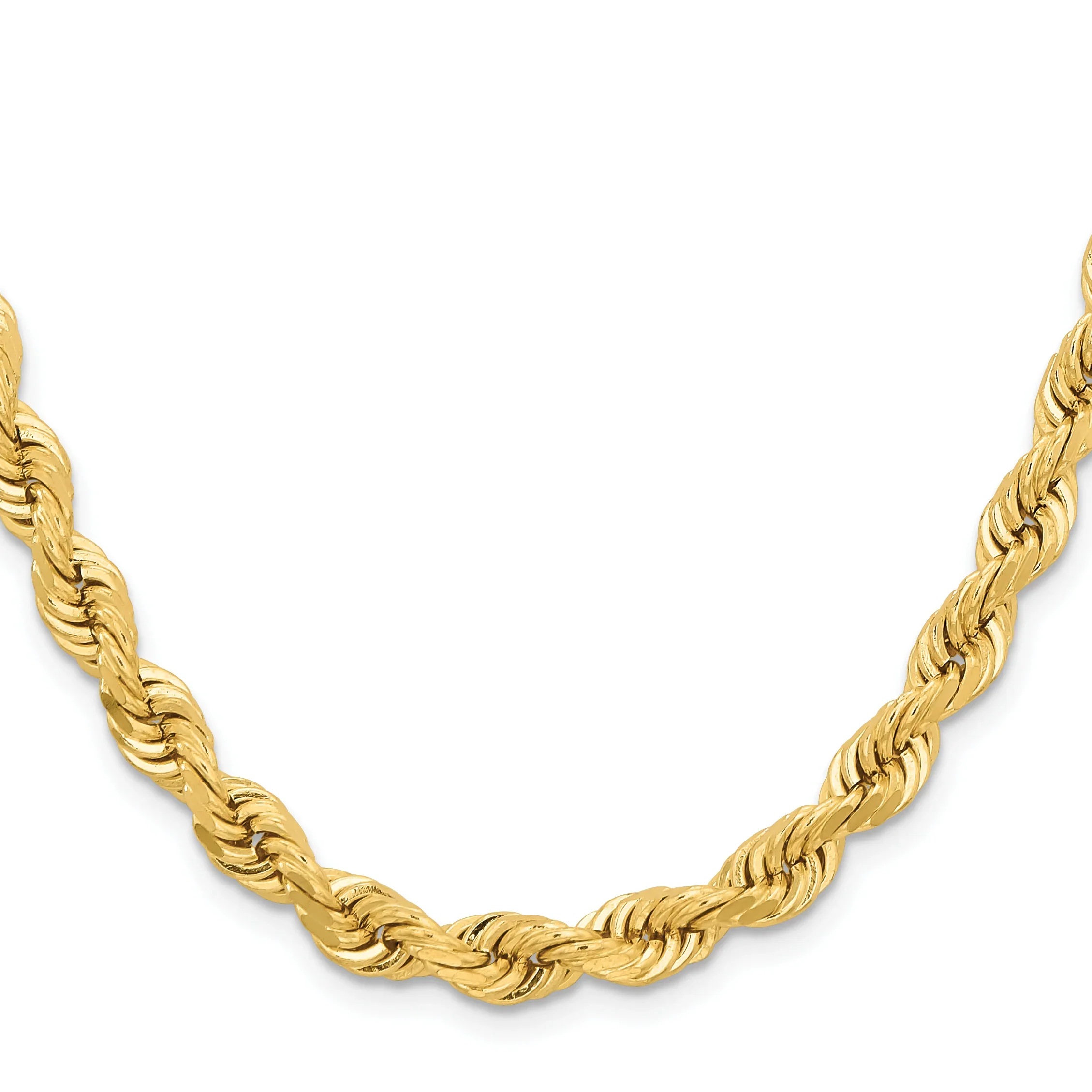 6mm Rope 14K Gold Vermeil 925 Chain DC - Image 4