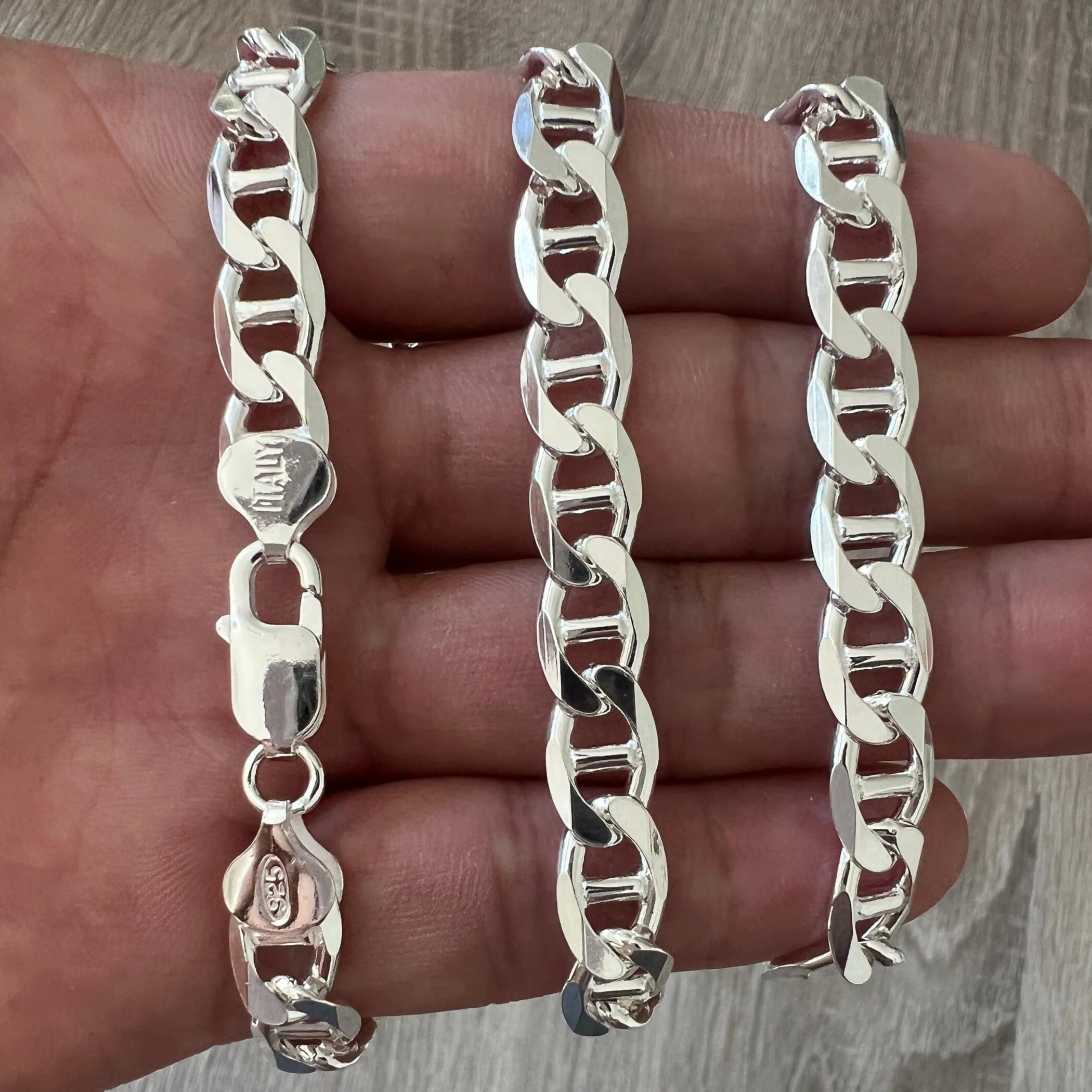 8mm 925 Mariner Chain - Image 5