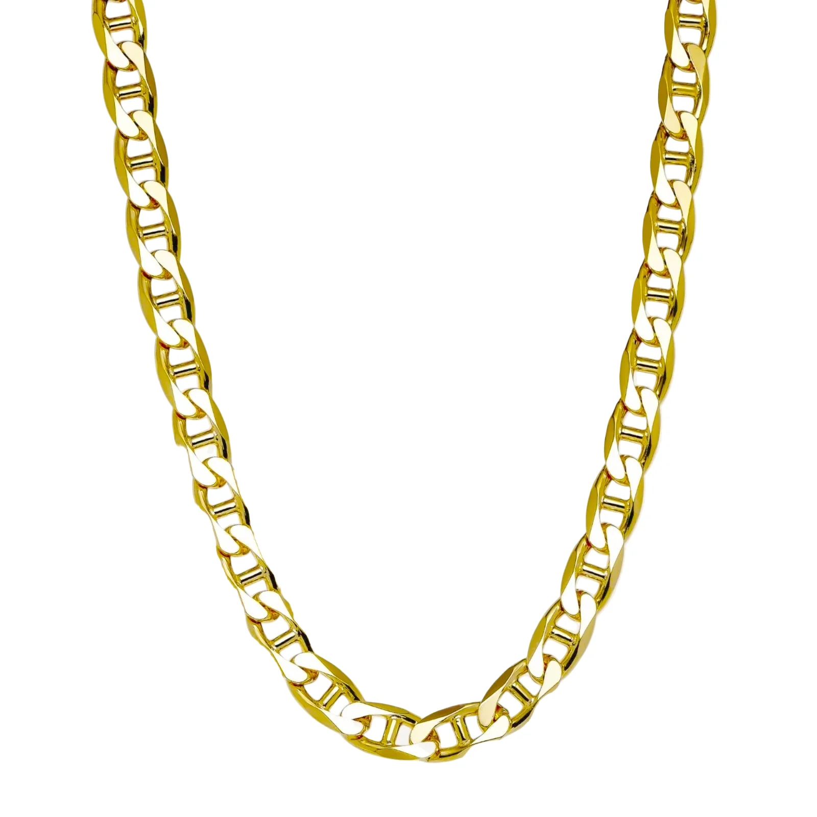 8mm Mariner 14K Gold Vermeil 925 Chain - Image 3