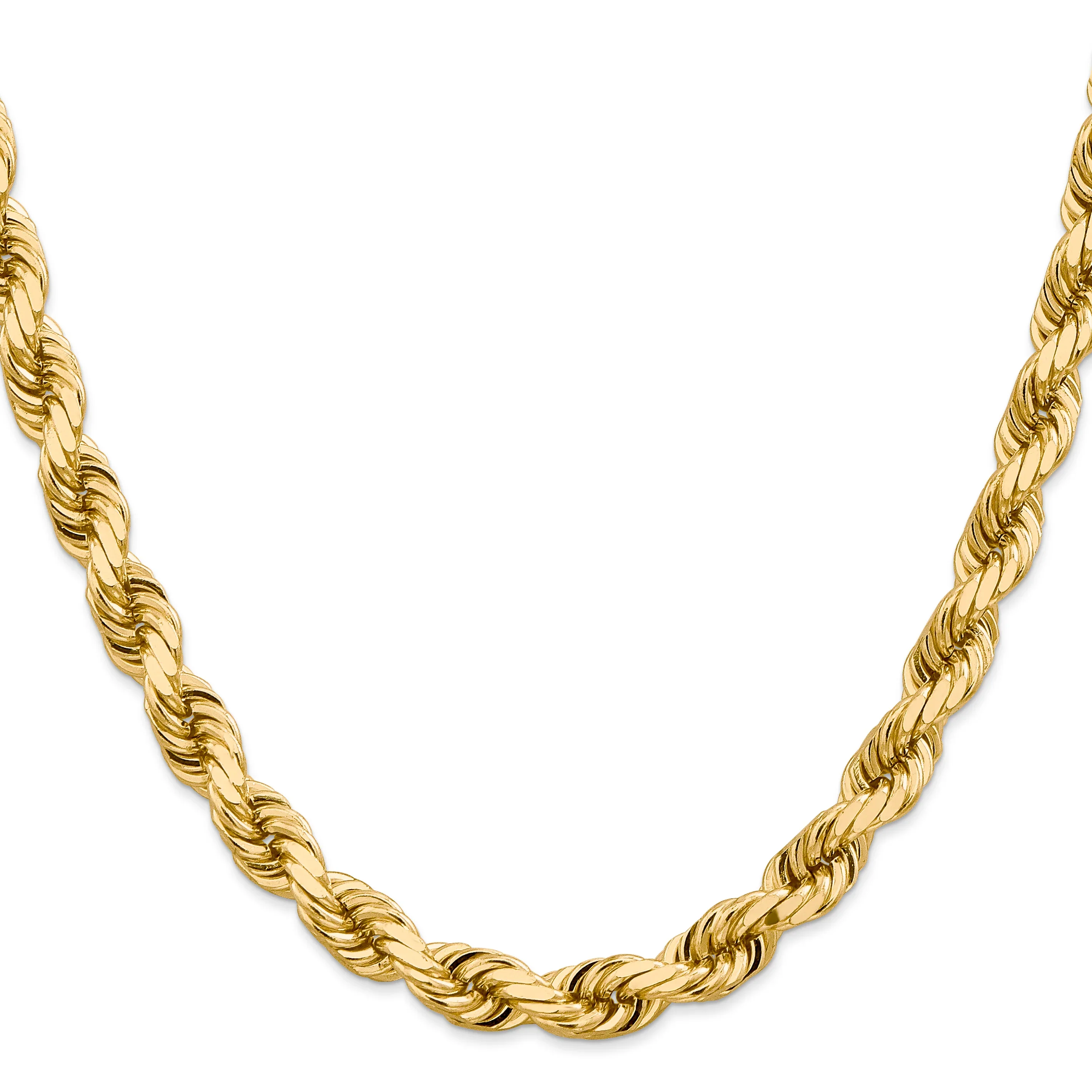8MM Rope 14K Gold Vermeil 925 Chain DC - Image 4