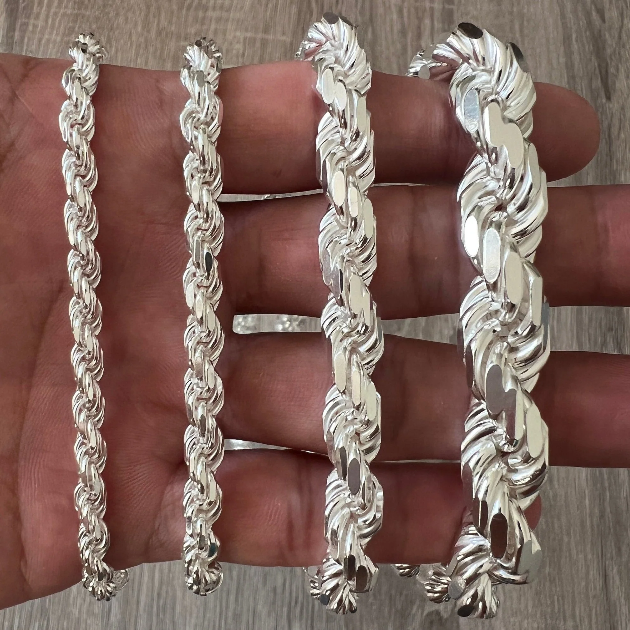 925 Rope Necklace DC - Image 3