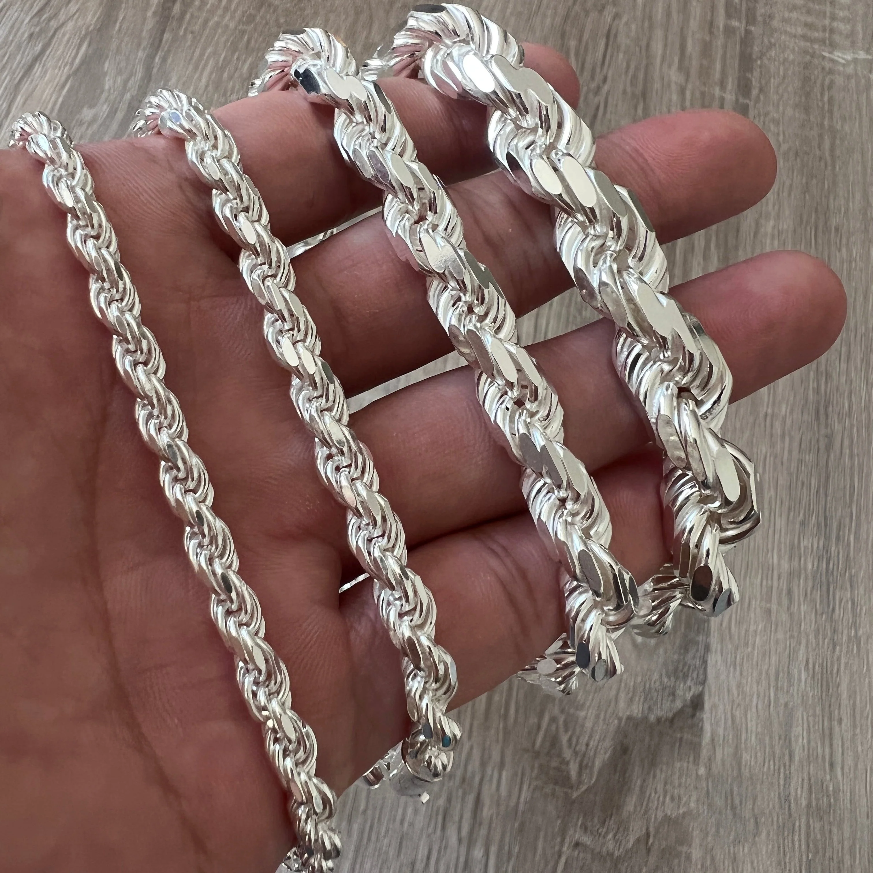 925 Rope Necklace DC - Image 4